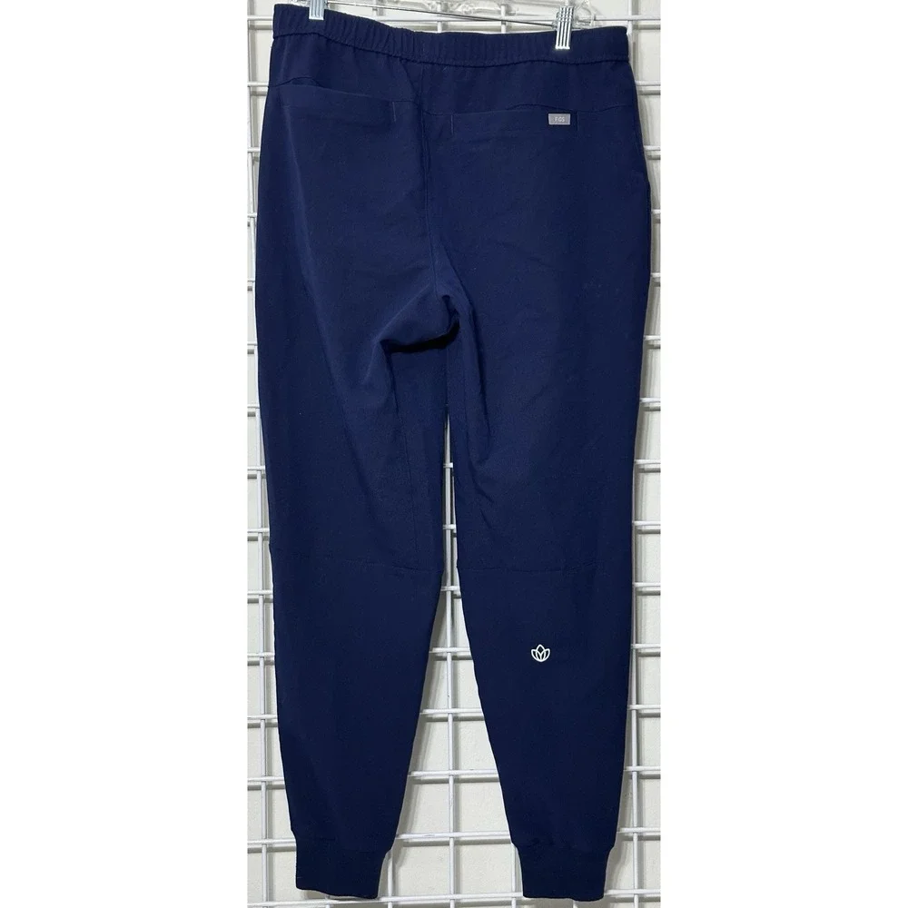 Figs Men's Hansen Jogger Scrub Pants Navy Size Large. Logo On Calf. Po# 3308‎